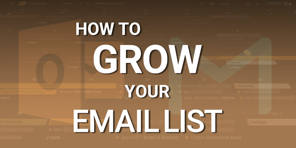 How to grow your email marketing list